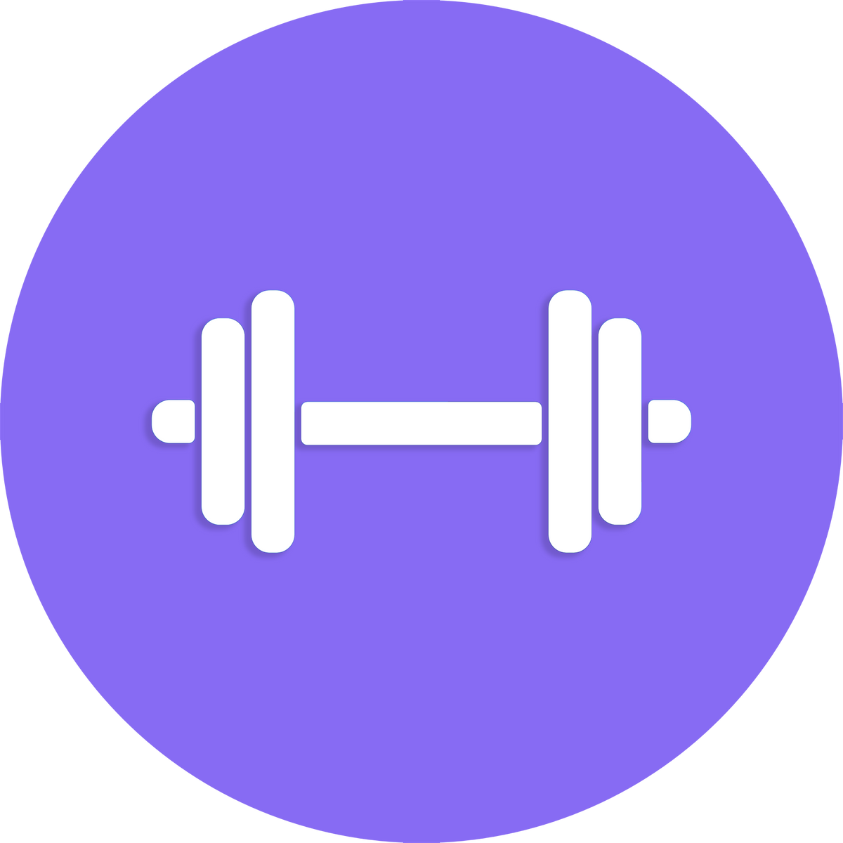 Weights Icon Purple