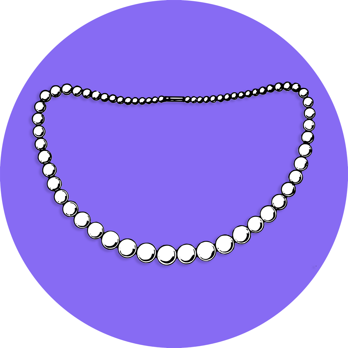 Necklace Icon Purple