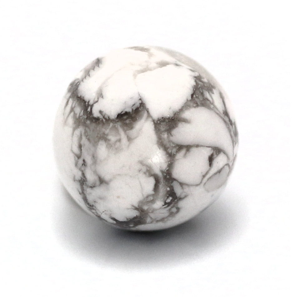 White Howlite Bead