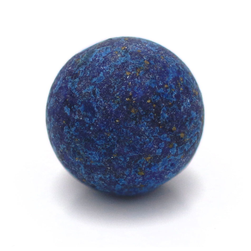 Frosted Lapis Lazuli Bead