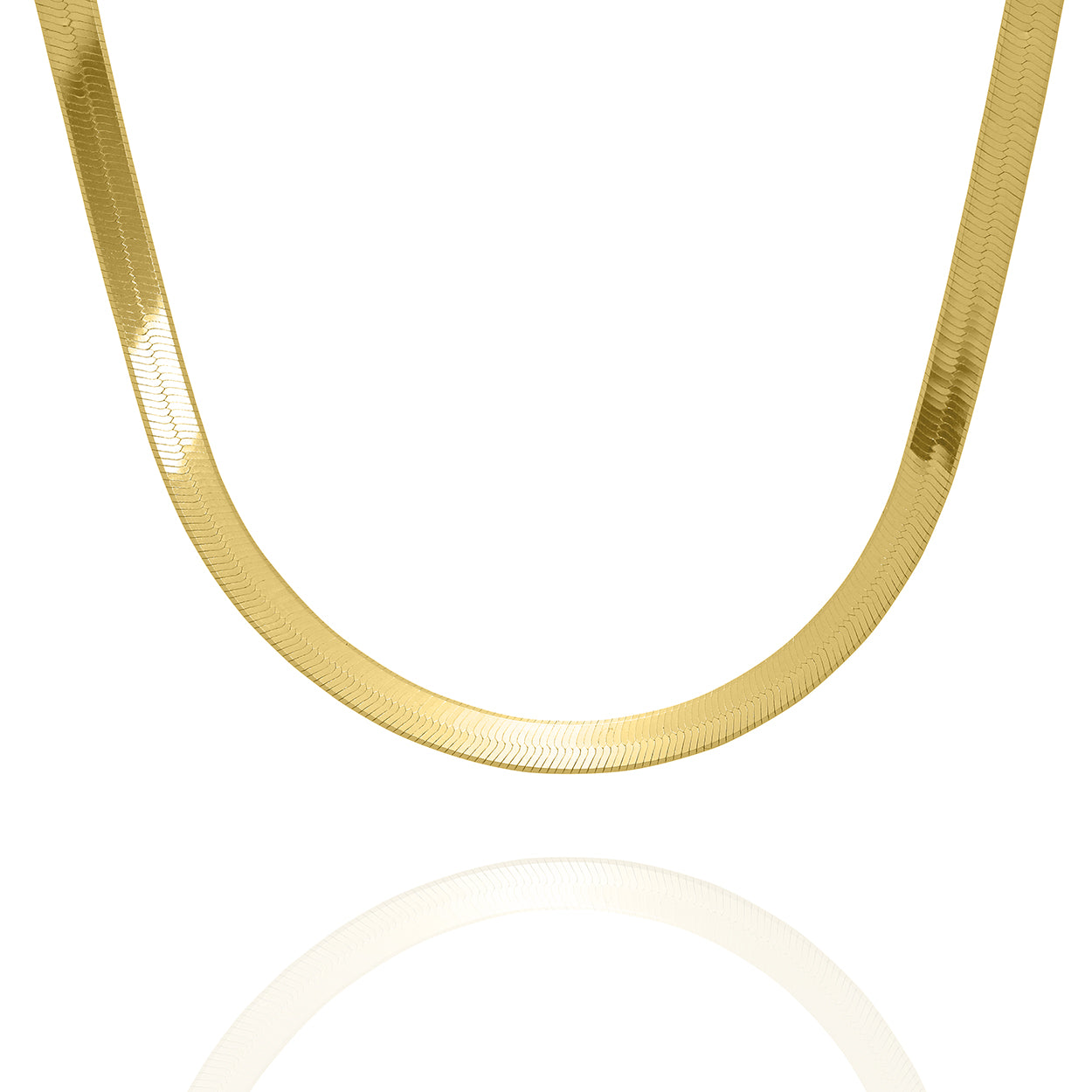 Gold Herringbone Chain