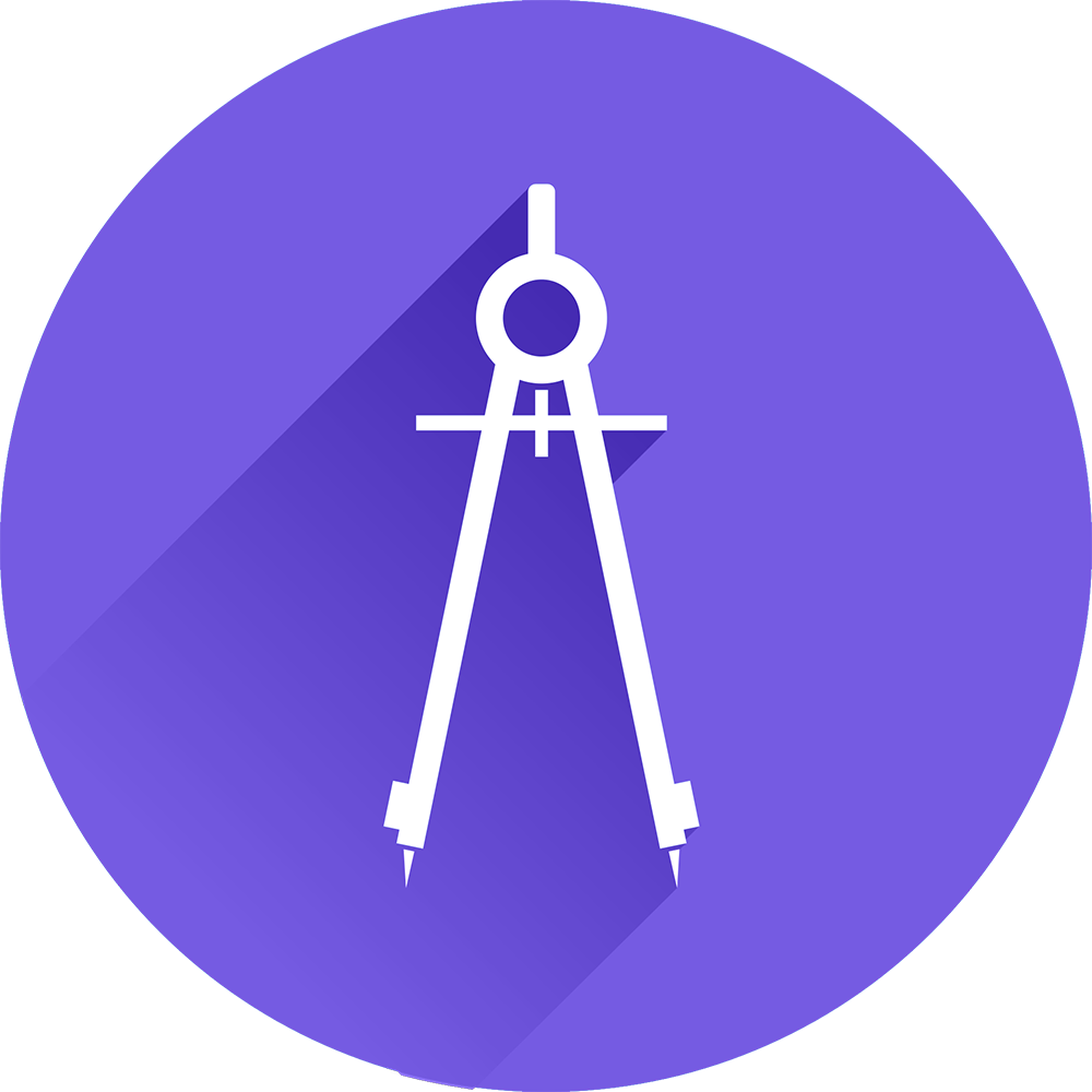 Compass Icon Purple