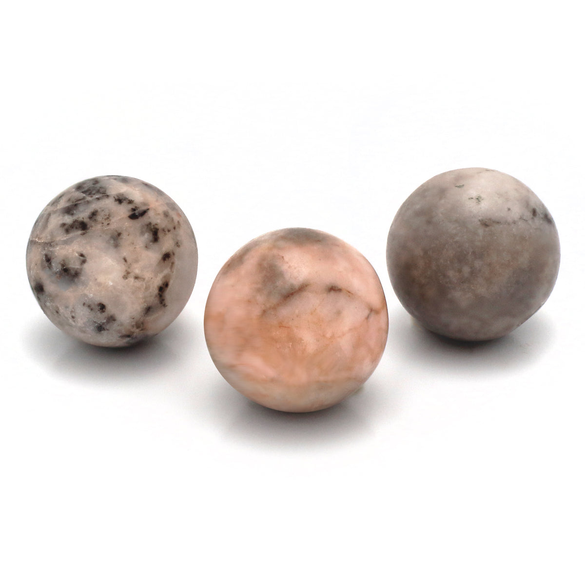 Frosted Pink Jasper Beads