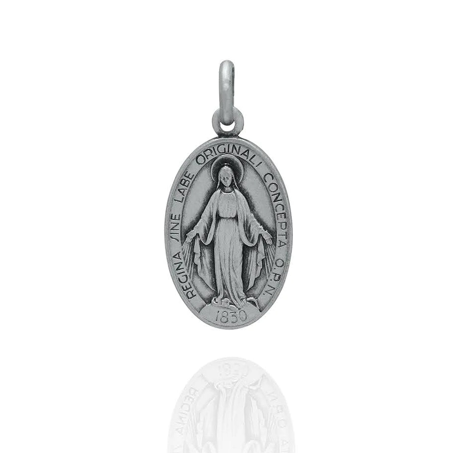 Sterling Silver Immaculate Conception Medallion