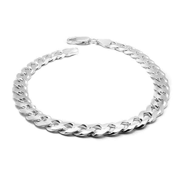 Sterling Silver Curb Style Bracelet