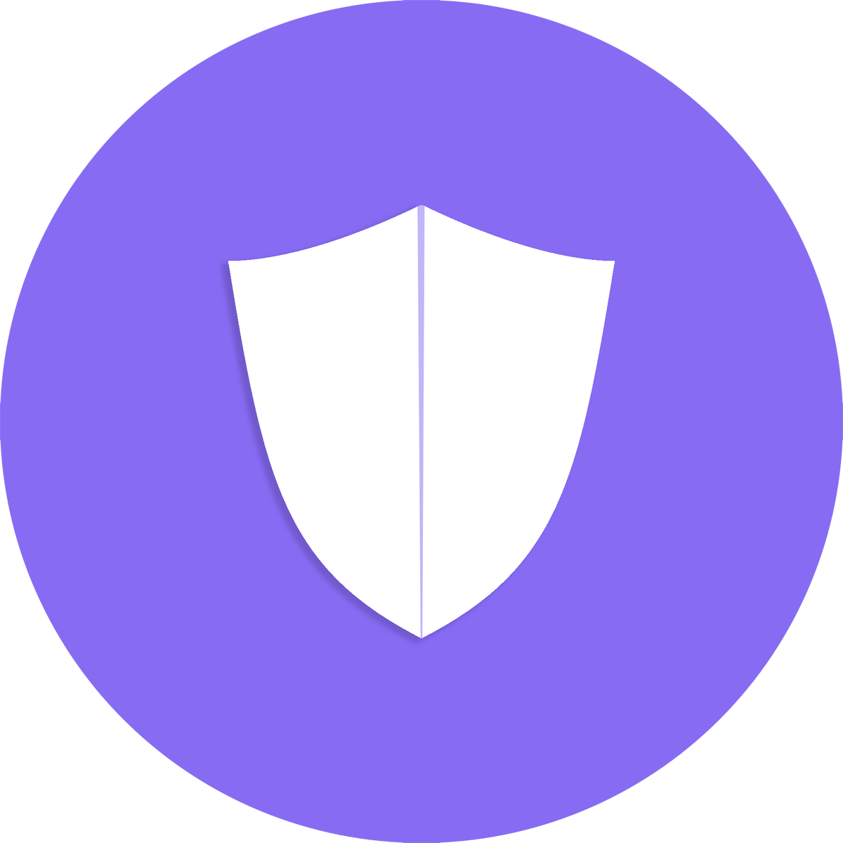 Shield Icon Purple