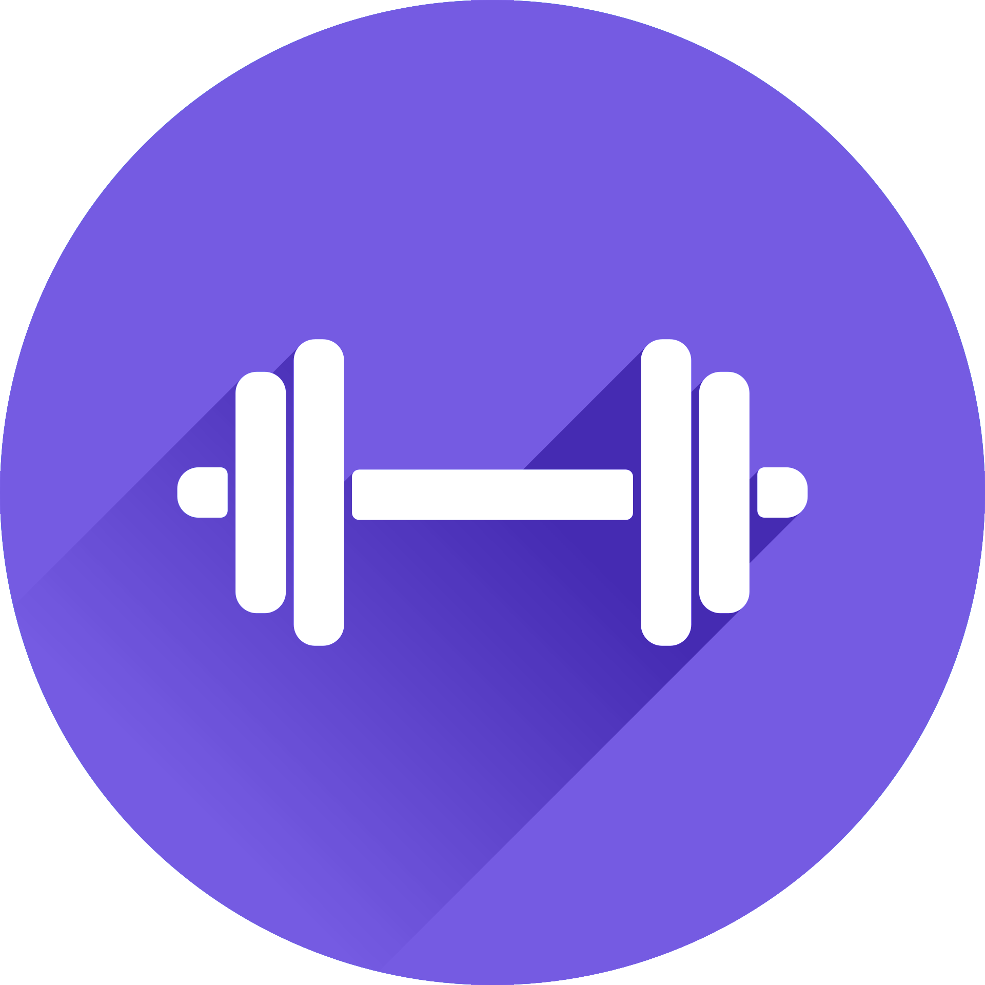 Weights Icon Purple