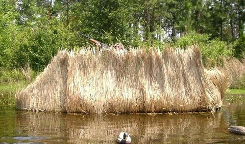 How to make a grass mat for a blind for duck and goose hunting