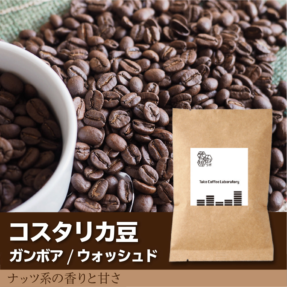 コスタリカコーヒー豆 ナッツ系の香りと甘さ Takecoffeelab