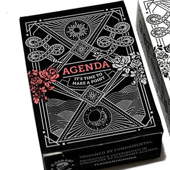Echt niet zomer hoed Mini Agenda Playing Cards (Black) – SoCal Playing Cards