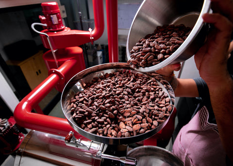 Roasting Cacao Beans