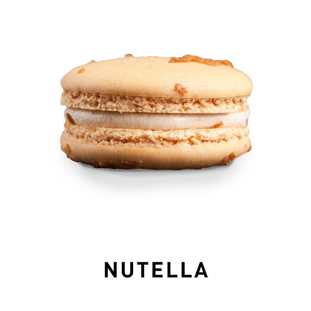 Nutella macarons biscuit