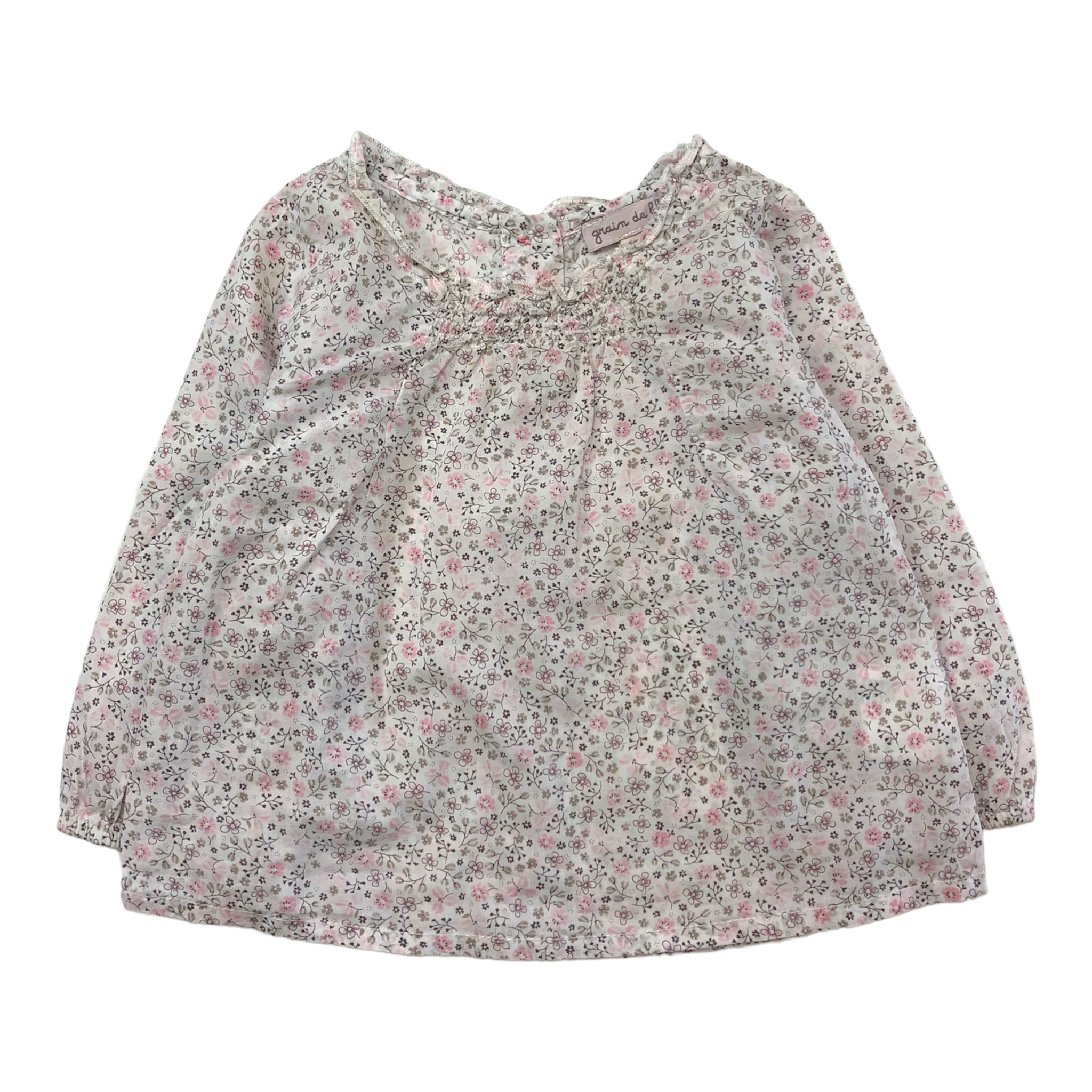 BLOUSE D'OCCASION FILLE - 6 mois