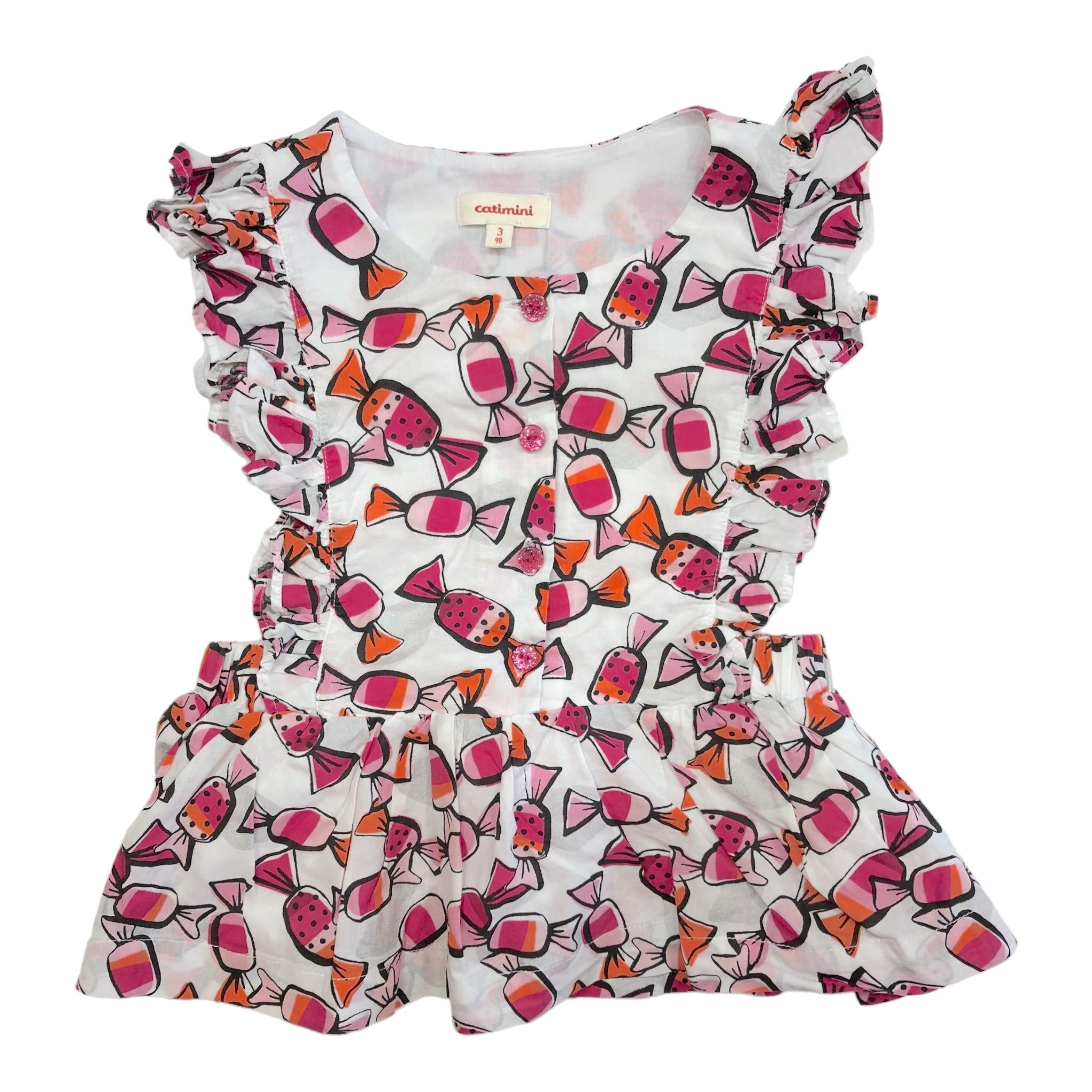 BLOUSE D'OCCASION FILLE - 3 ans
