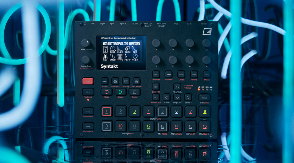 新製品情報】Elektron Syntakt | Elektron Distribution Group