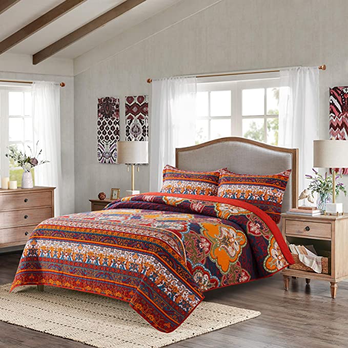 newlake-cotton-bedspread-quilt-sets-reversible-patchwork-coverlet-set-newlakedown