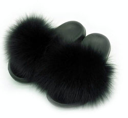 furry slippers