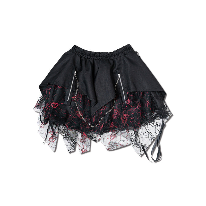 I read an image to a gallery viewer, NEW Skull Mini-Skirt