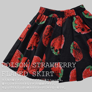 Strawberry Flared Skirt Acdc Rag