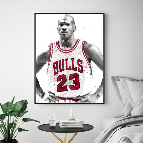 michael jordan canvas painting