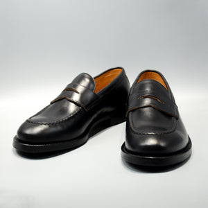 #15079 HEAVY STITCHING LOAFER BLACK