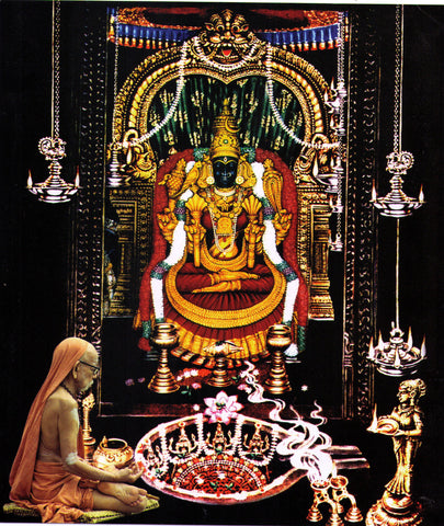 Kamakshi temple, 18 shakti peetha-anarghyaa.com