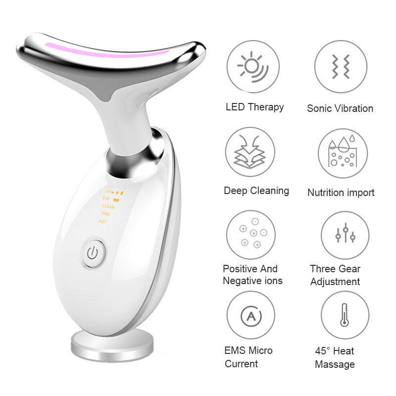 Skin Tightening Beauty Device Facial Neck Lifting Machine EMS Face Massager - Image 6