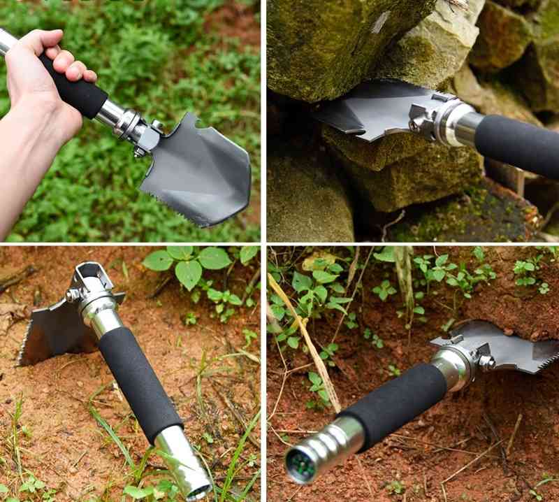 Military Tactical Folding Shovel Gardening Tool | Atom Oracle