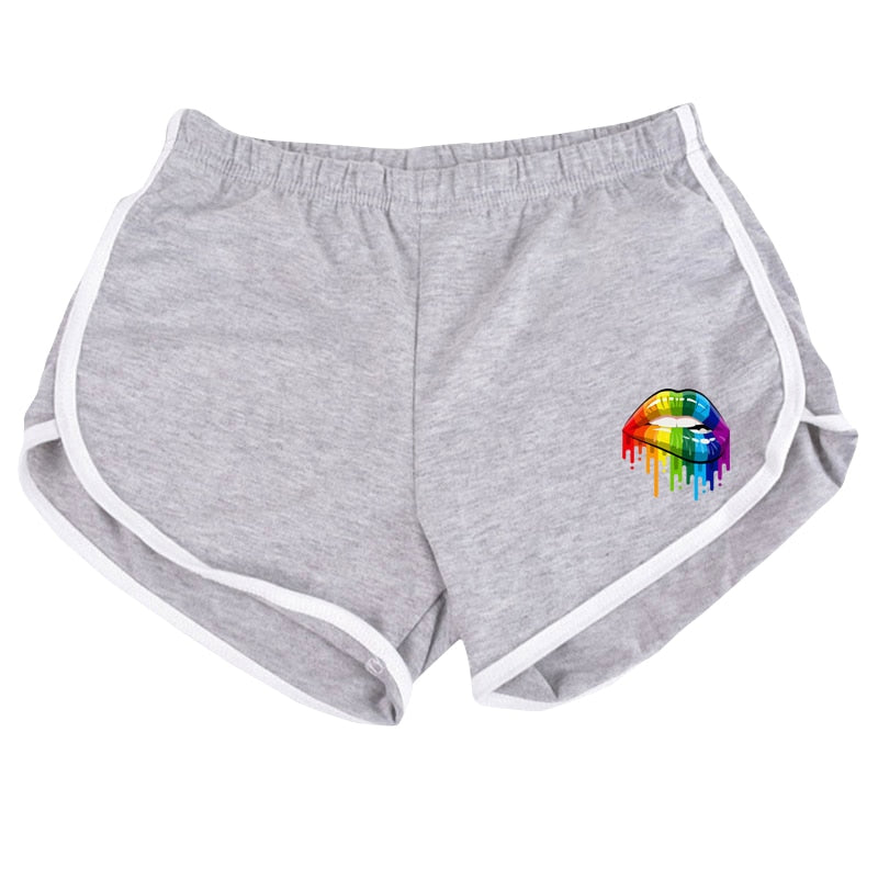Women's Slim Shorts Sexy Tight Sports Fitness High Waist Slim Yoga Hot Pants - Image 8