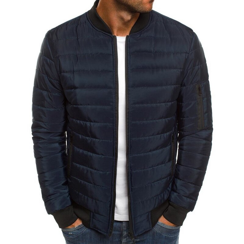 Men's Slim Fit Winter O Neck Casual Waterproof Jacket | Atom Oracle