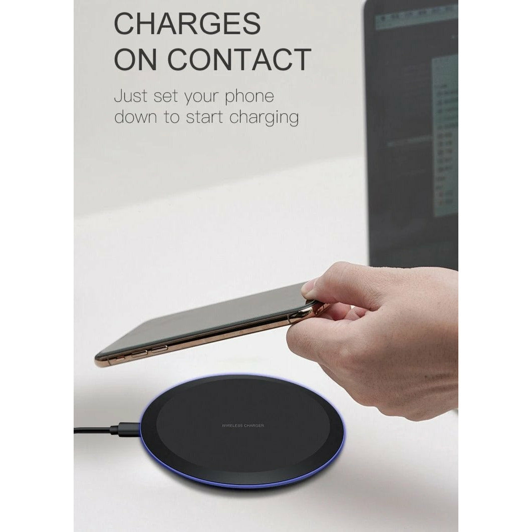 Qi 10w Wireless Fast Charging Pad All Devices Compatible Atom Oracle