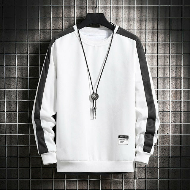 Long Sleeve Sweatshirts Men New Fashion 6 Color Casual Sweatshirt ...