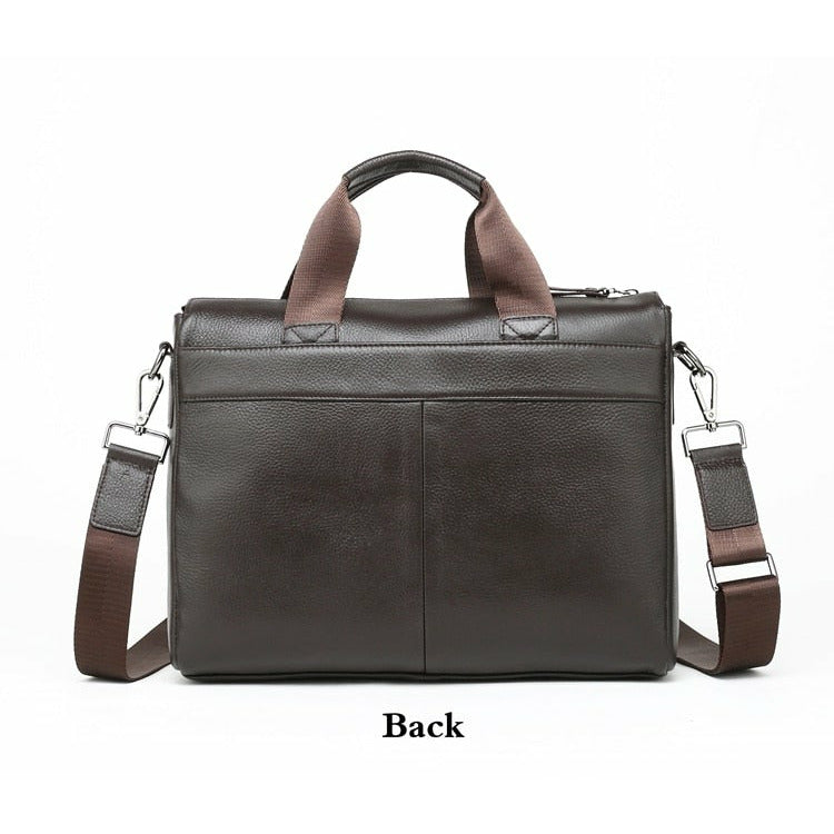 Genuine Leather Business Class Men Briefcase Office Bags - Atom Oracle