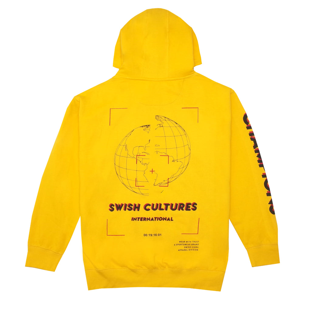 golden yellow champion hoodie