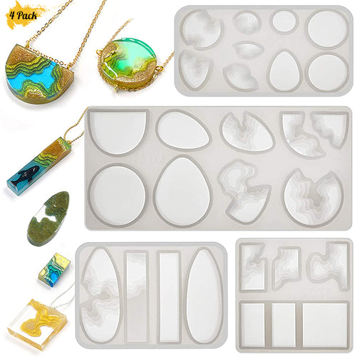 6 Pack Earring Resin Molds, ResinWorld Fashion Jewelry Resin Silicone –  ResinWorlds