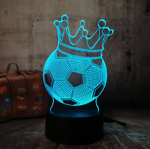 creative 3d led lamp