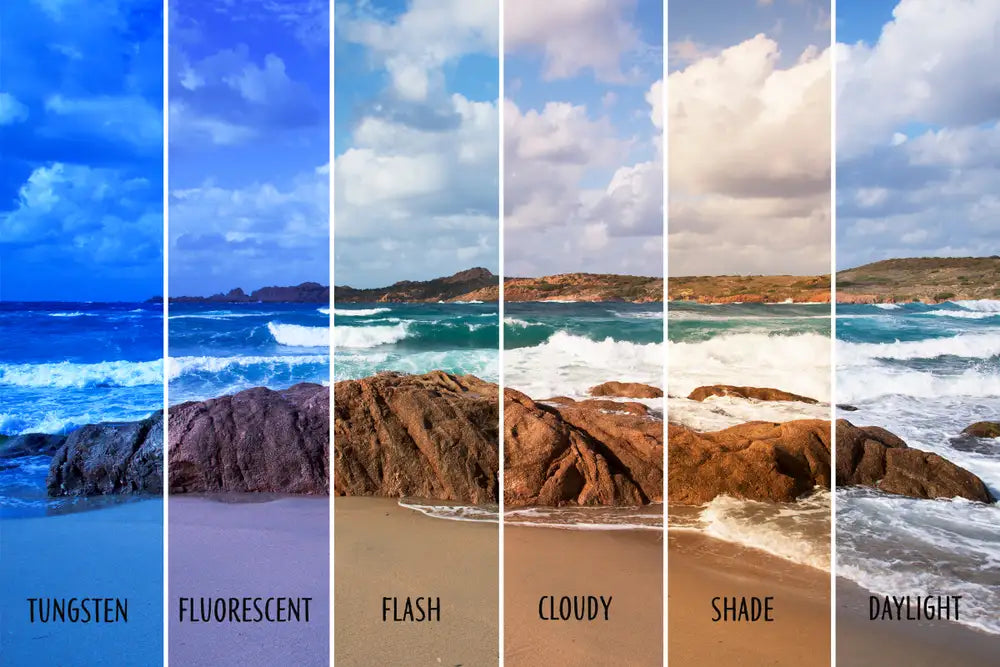 white balance preset gradient