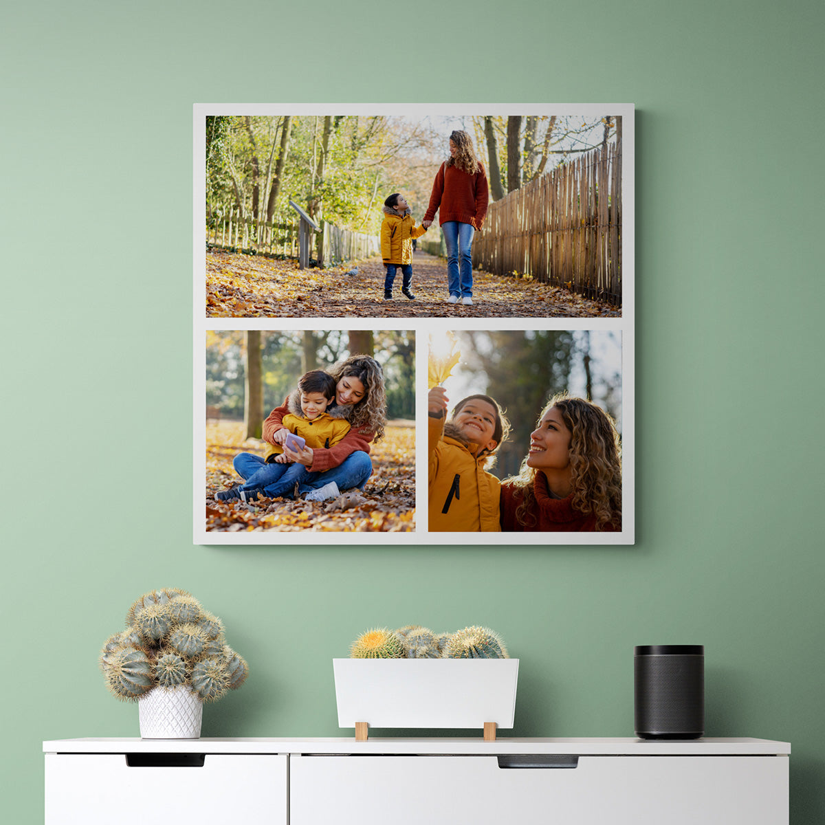 12x12 Photo Canvas Print - Family Photo Montage