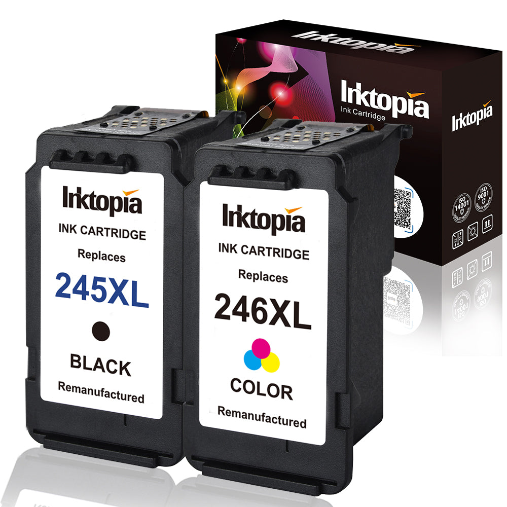 Inktopia Remanufactured Ink Cartridge Replacement for Canon PG 245XL a