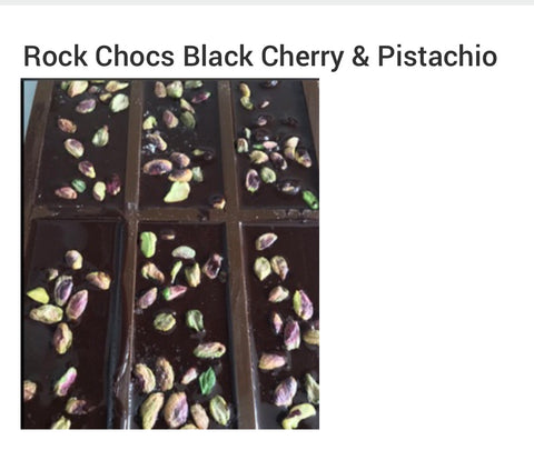 Black Cherry & Pistachio Raw Chocolate