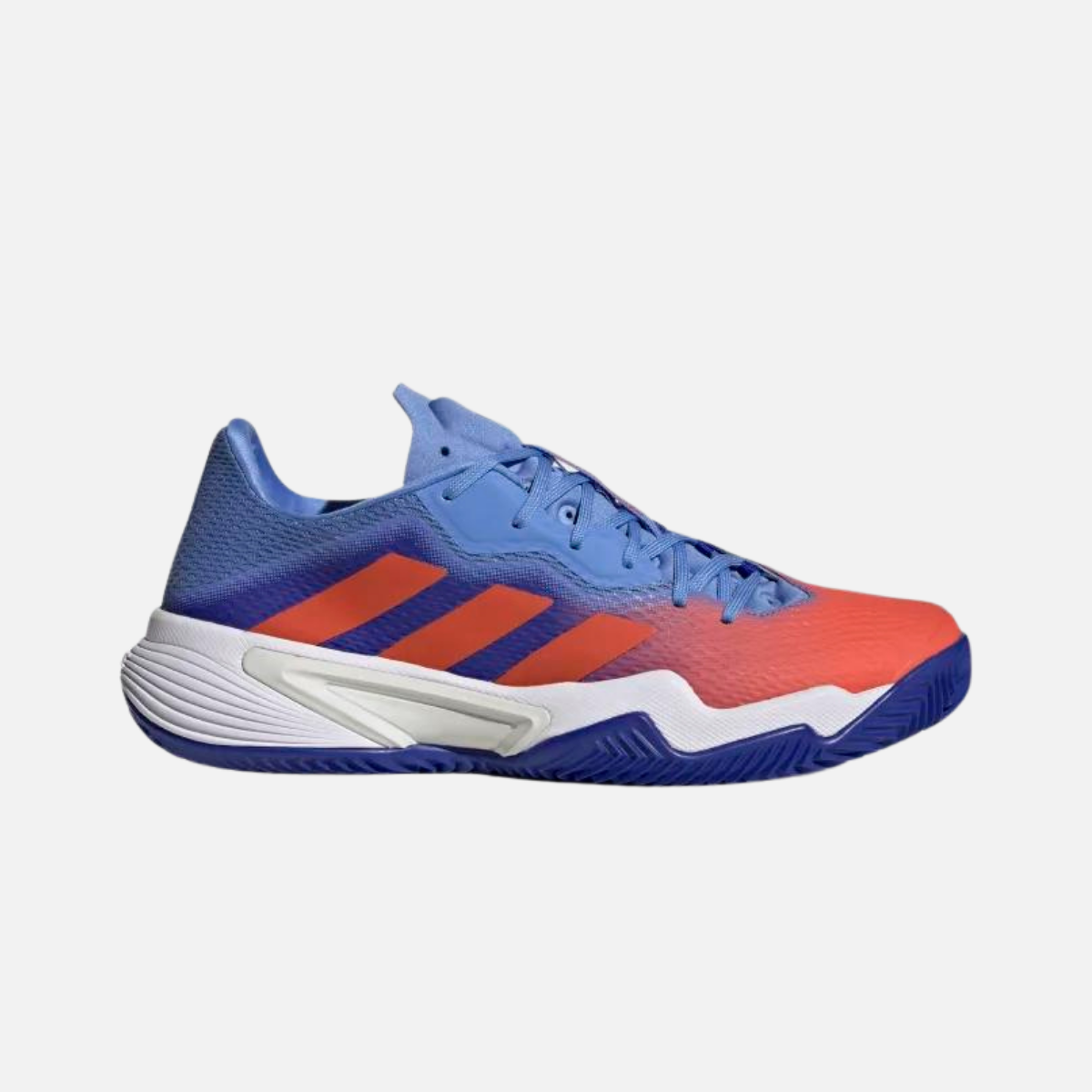 Adidas Barricade Mens Tennis Shoes -Lucid Blue / Solar Red / Blue Fusi ...