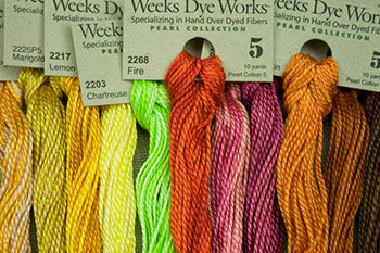 Pearl Cotton Thread - Weeks Dye Works Scuppernong (2196) Size 8