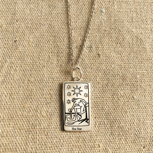 The Star Gold Tarot Card Necklace | Best Friend Birthday Gift Celestial  Mystic Jewelry Witch - Yahoo Shopping