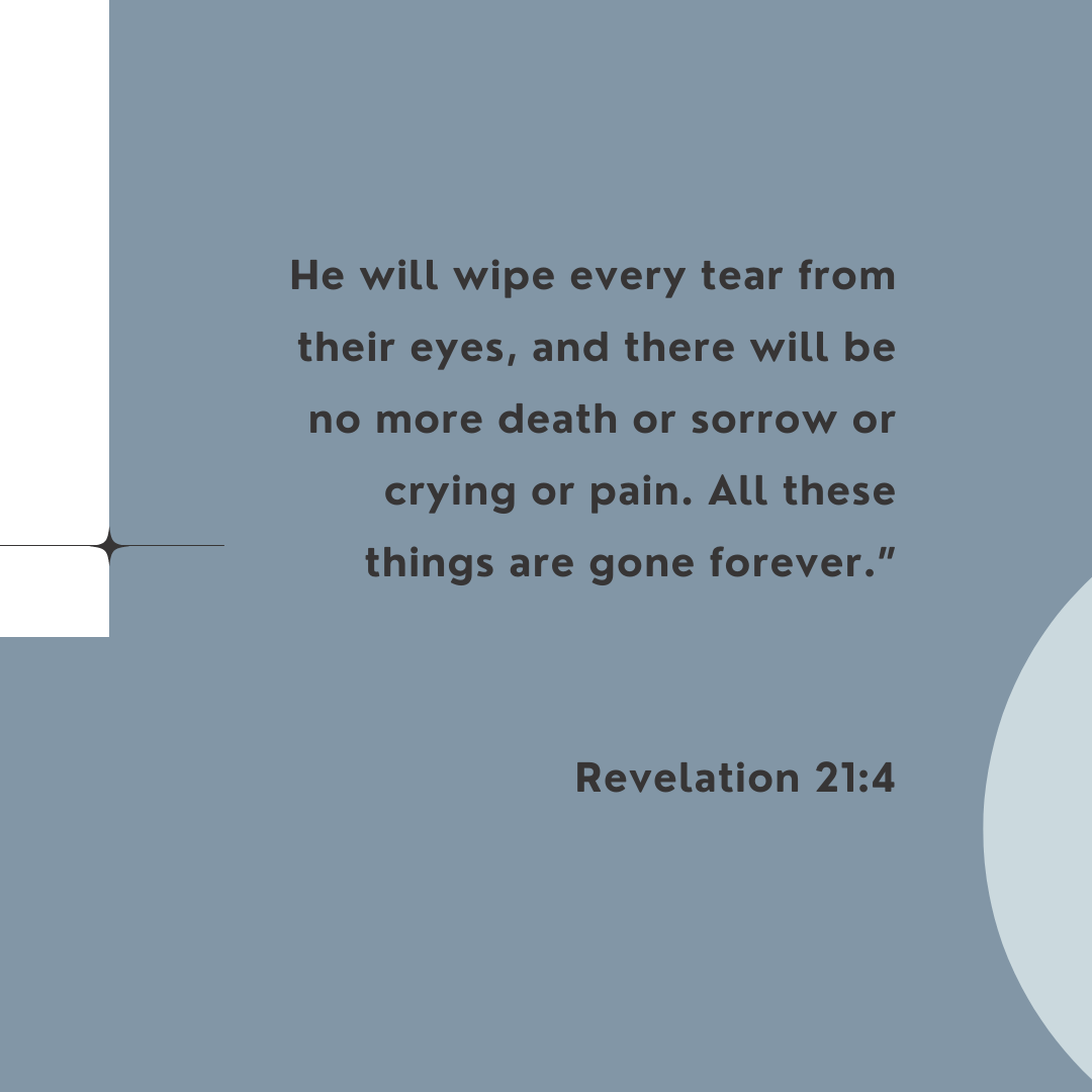 Bible verse for hope | Fresh Start Bible | Revelation 21:4