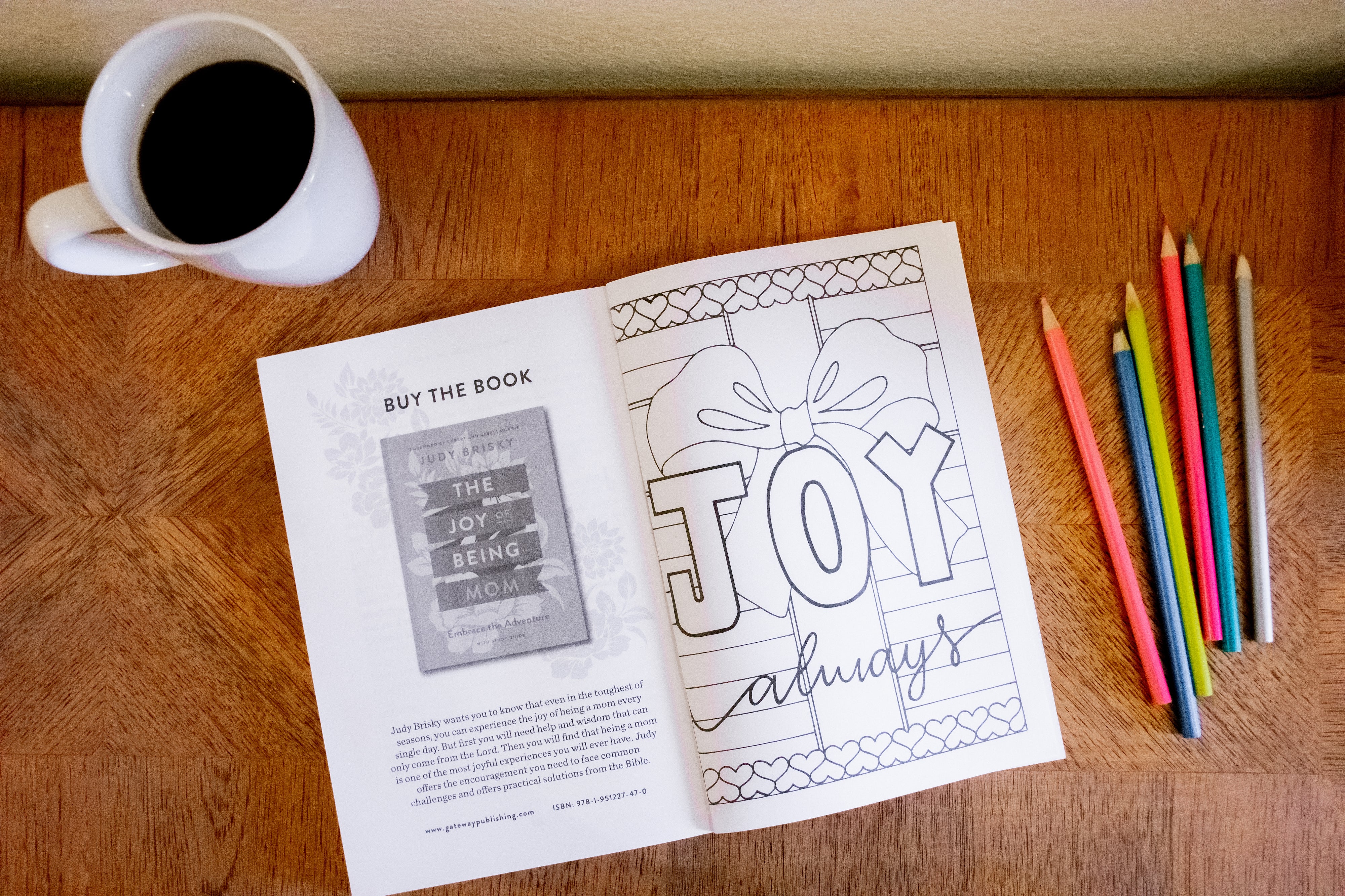 The Joy of Being Mom Devotional Free Coloring Page Download