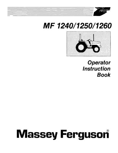 Massey Ferguson 1240, 1250, and 1260 Tractors Manual | Farm Manuals Fast