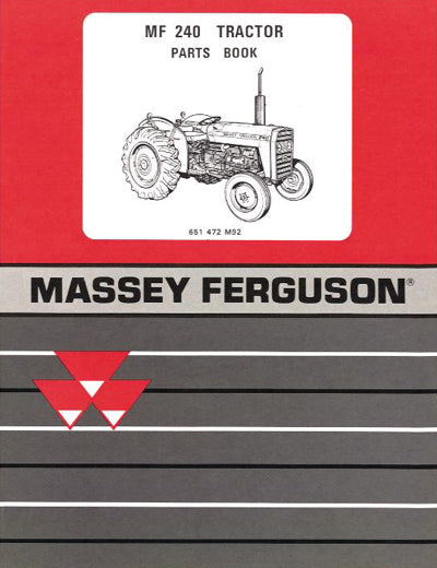 Massey Ferguson 240 Tractor - Parts Catalog | Farm Manuals Fast