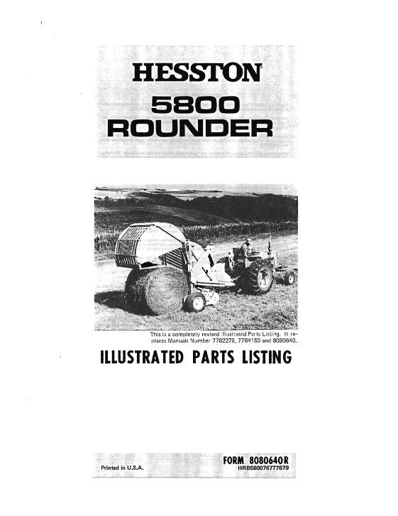 Hesston Baler 4590 Manual