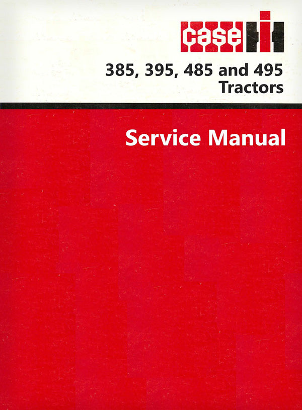 Case IH 385, 395, 485 and 495 Tractor - Service Manual | Farm Manuals Fast