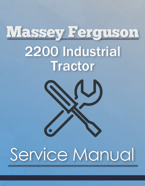 Massey Ferguson 20 Industrial Tractor Service Manual Farm Manuals Fast